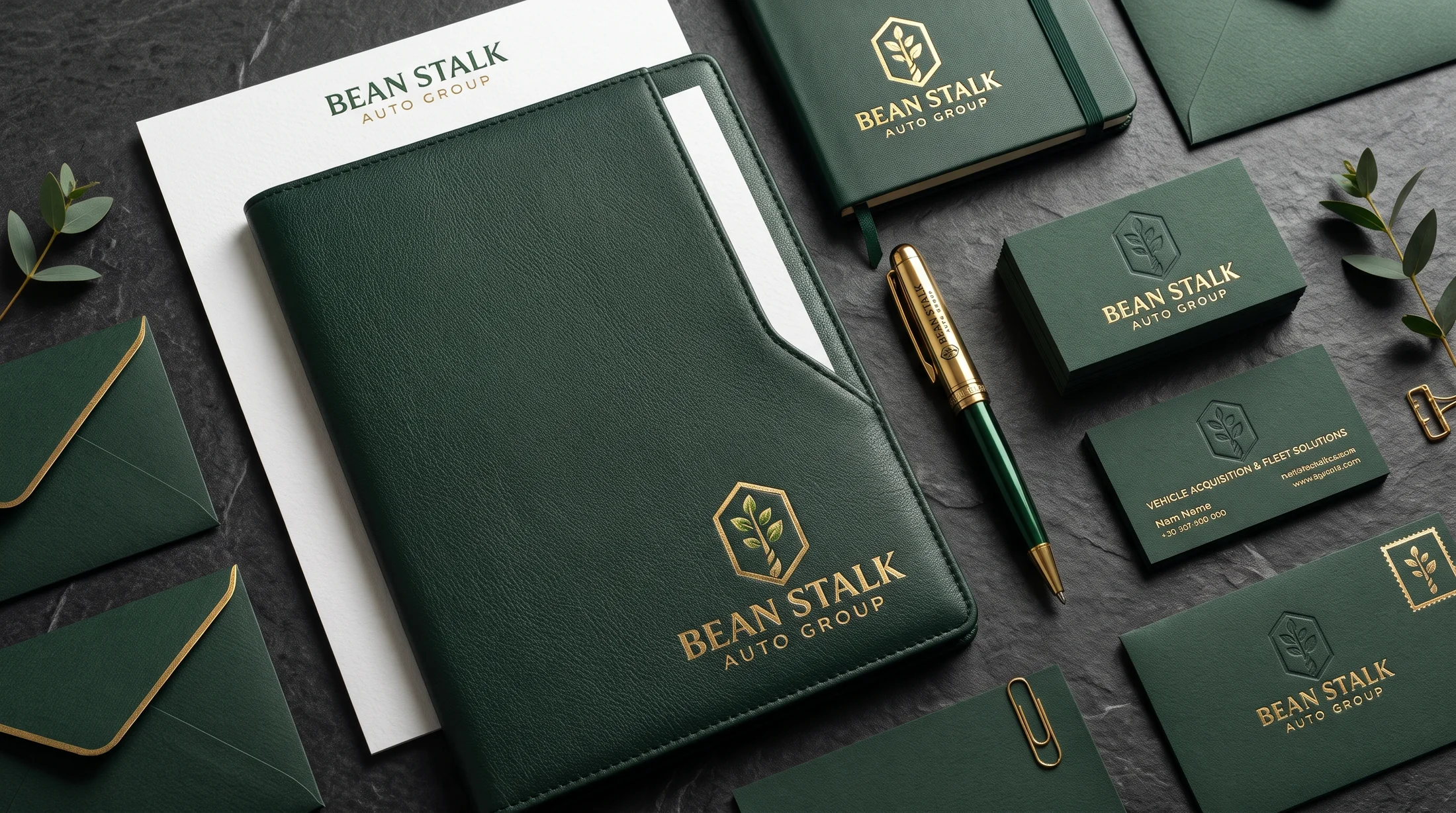 Illustrative Bean Stalk Auto Group presentation materials